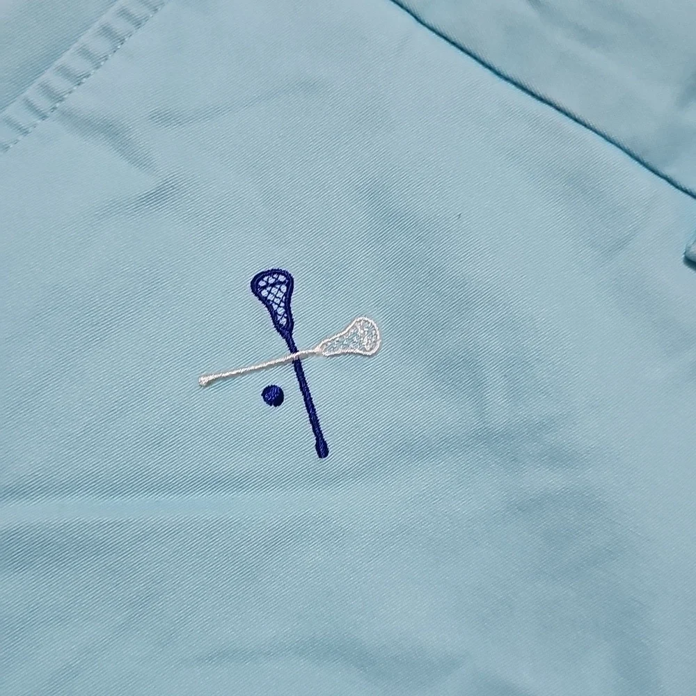 NWT Vineyard Vines Pool Side 7 Inch Lacrosse Embroidered Breaker Shorts Sz 40 - Picture 4 of 7